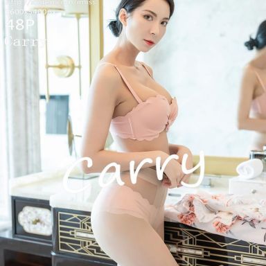 IMISS爱蜜社 416期 绚丽的服饰与朦胧丝袜 Carry