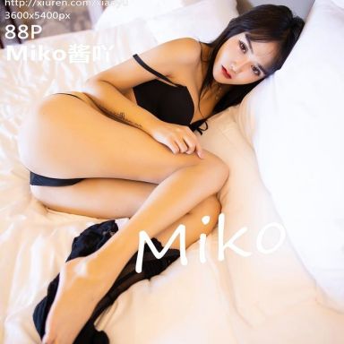XIAOYU语画界 206期 诱惑黑丝美腿丝丝扣人心 Miko酱吖