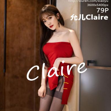 XIAOYU语画界 313期 红裙黑丝 允儿Claire