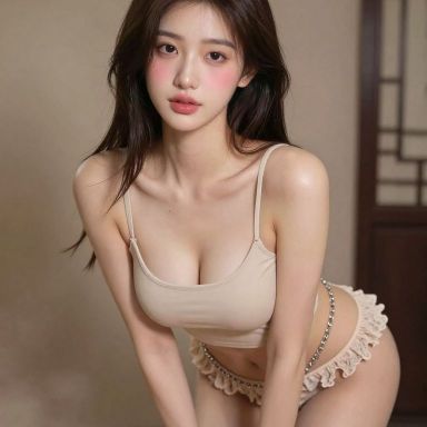 AI幻颜社 0348期 温婉美女复古港风写真照片