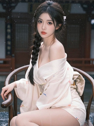 AI幻颜社 0437期 知性美女简约文艺风写真