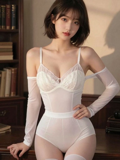 AI幻颜社 0446期 冷艳美女个性酷飒风写真
