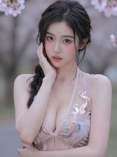 AI幻颜社 0618期 温婉少女文艺写真摄影