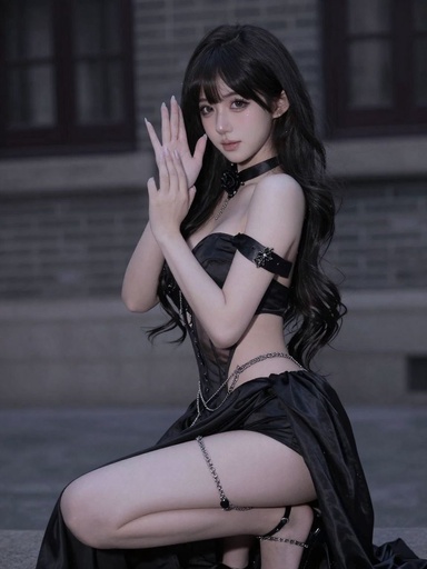 哥特风 0002期 冷调哥特风氛围感造型