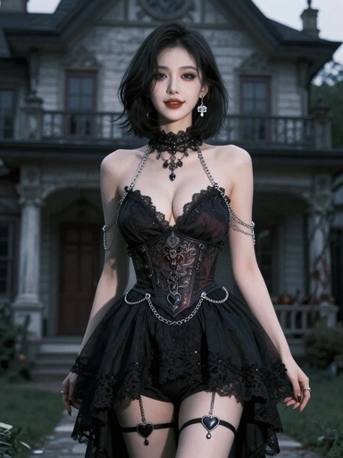 哥特风 0065期 少女疏离自带歌特风格