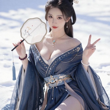 汉服馆 0044期 汉服少女仪态端庄
