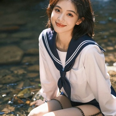JK制服 0055期 JK制服女孩青春阳光