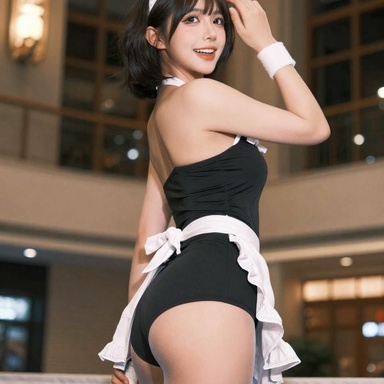 女仆装 0058期 治愈镜头捕捉女仆装少女灵动美