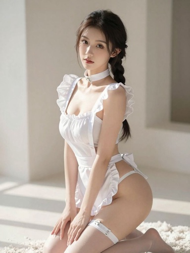 女仆装 0209期 柔美气质女仆装个人随拍摄影照