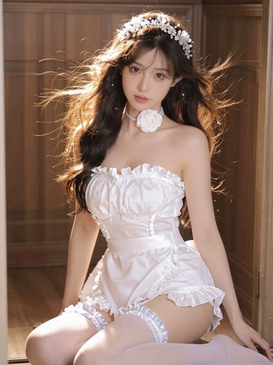 女仆装 0225期 简约气质女仆装氛围感摄影实拍照