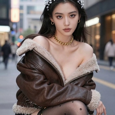 美丝阁 0106期 清冷镜头记录丝袜质感人像轻奢画面