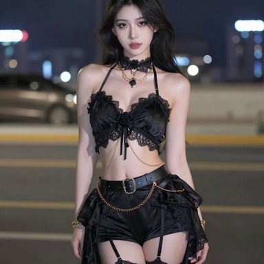 哥特风 0204期 森系阴郁哥特风黑格调