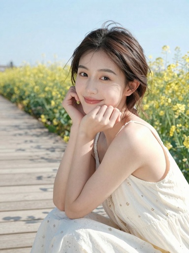 美女图片 0027期 淡光镜头捕捉美女松弛柔和神态