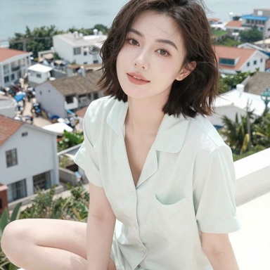 美女图片 0072期 细腻人像捕捉美女温柔松弛神态
