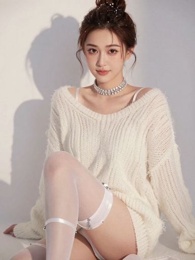 美丝阁 0184期 极简光影烘托丝袜主题人像摄影合集