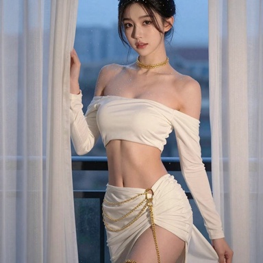 女神集 0524期 氛围感实拍呈现女神自然魅力