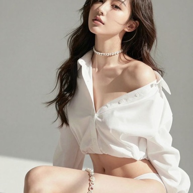 女神集 0590期 静美女神人像特写质感相片