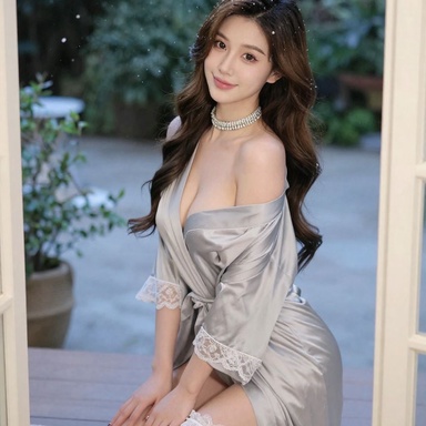 女神集 0688期 女神浅笑氛围感人像原片实拍