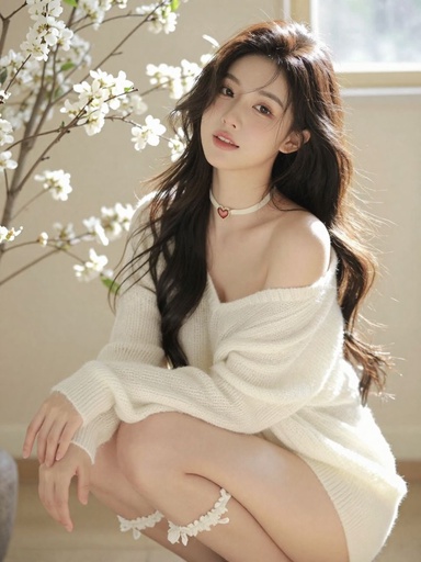 女神集 0696期 光影特写捕捉女神浅笑状态