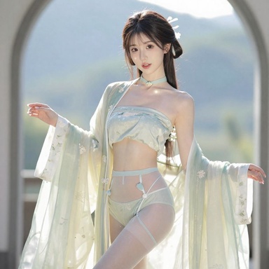 汉服馆 0184期 雅致汉服写真少女人像摄影